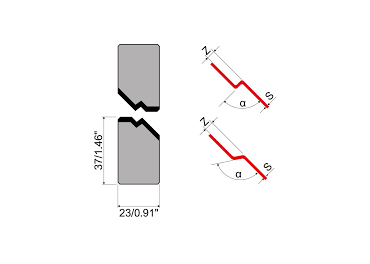 Press Brake Offset Tool for Z-Bends